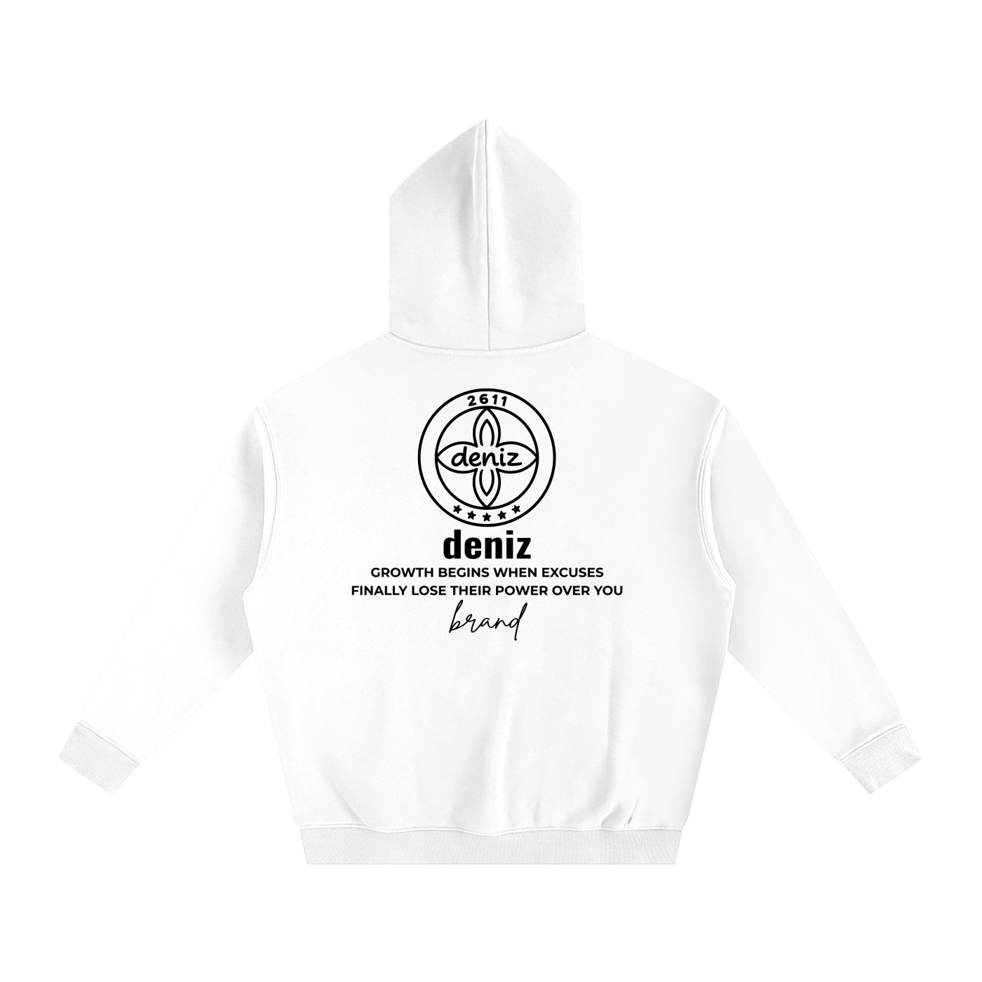 Oversize No Excuse Fersu Fleeced Hoodie