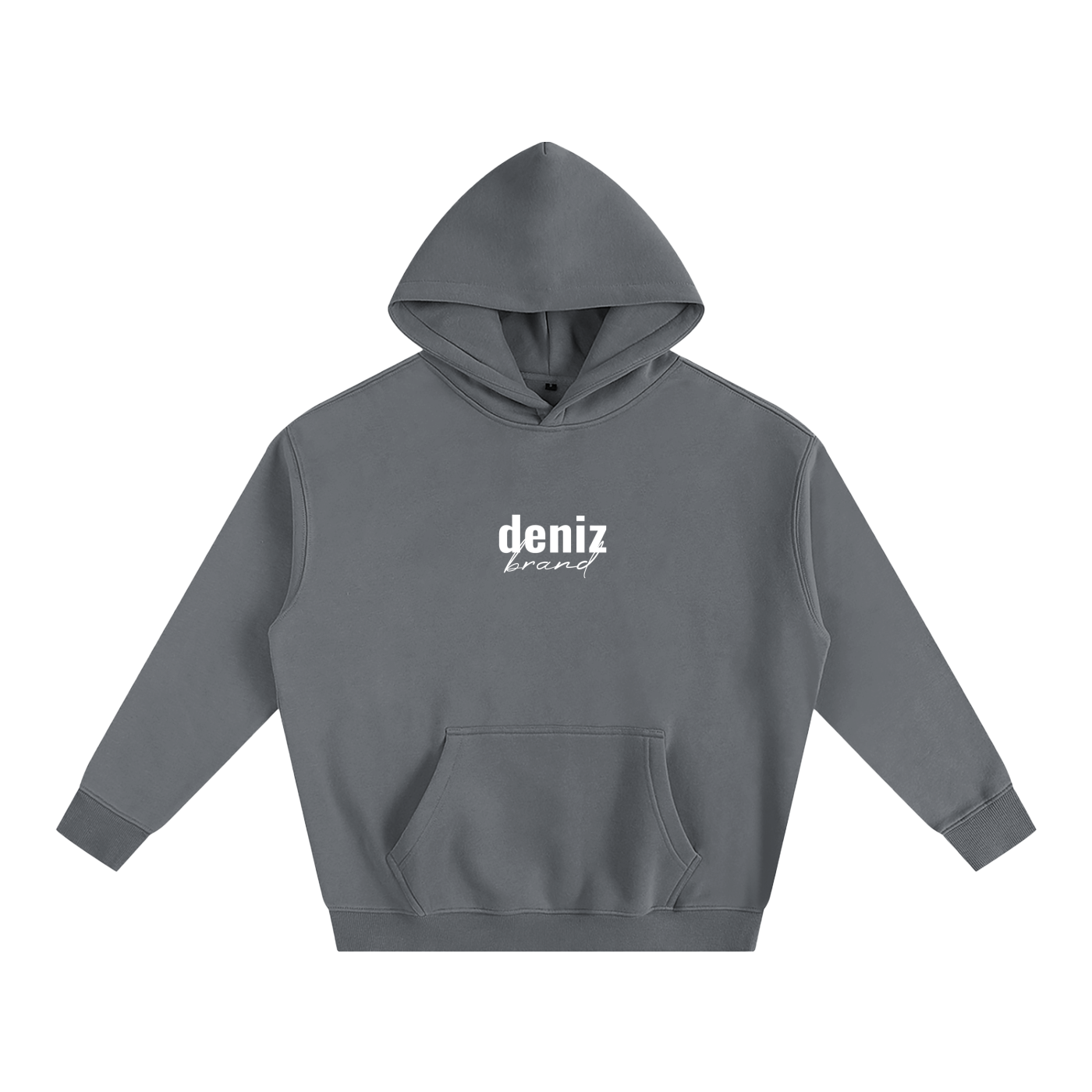 Oversize Fleeced Happyness Hoodie
