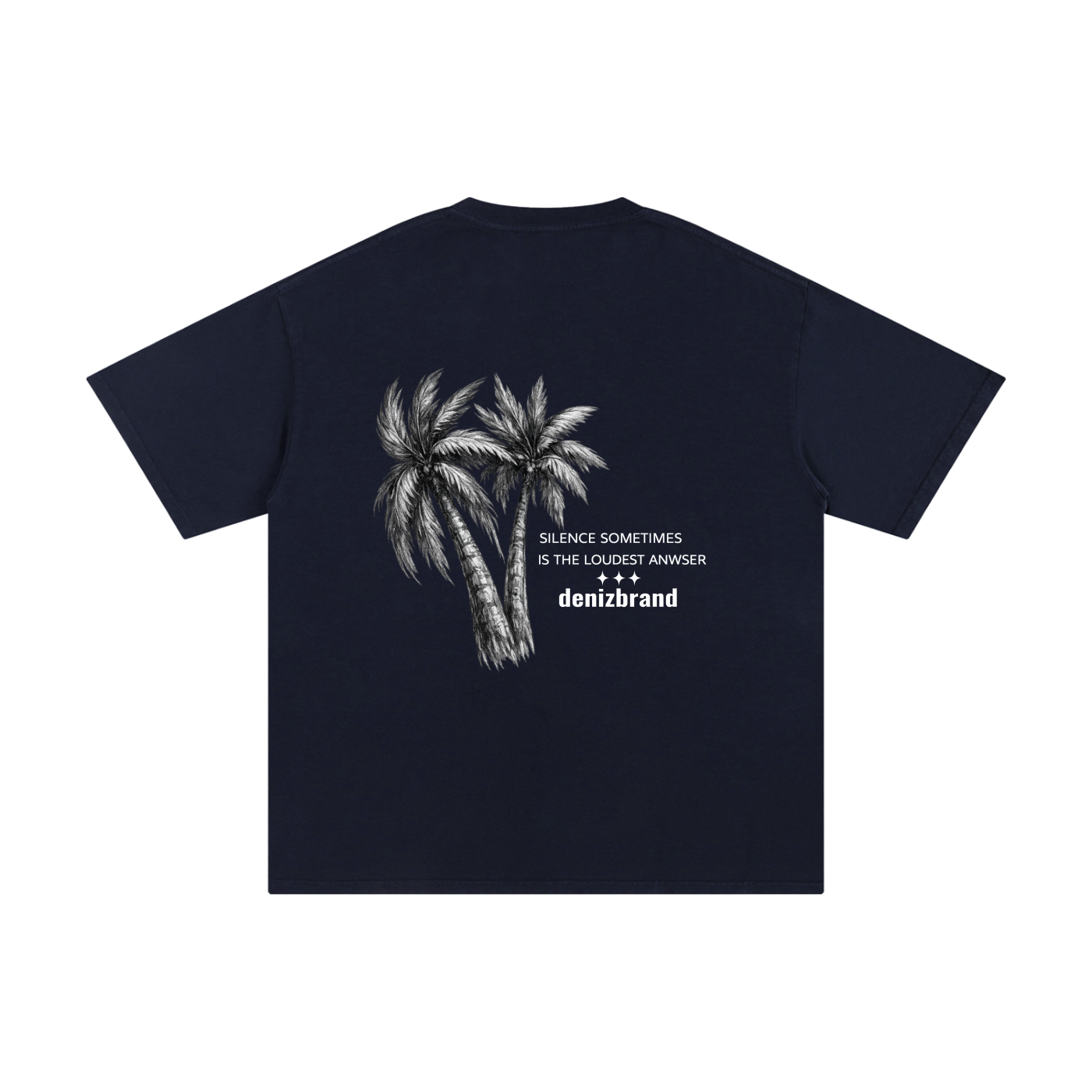 Unisex Pure Cotton Silent Anwser T-Shirt