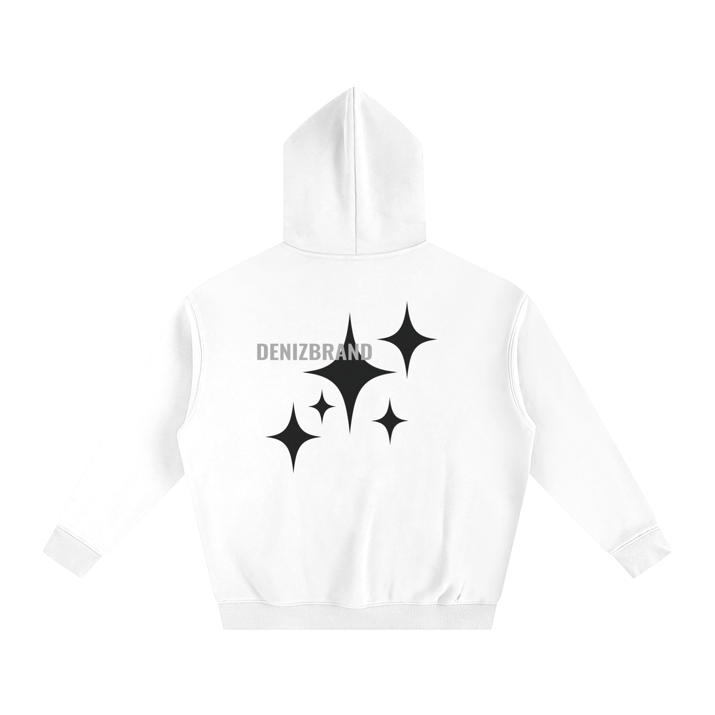 Oversize Deniz Star Flow Fleeced Hoodie