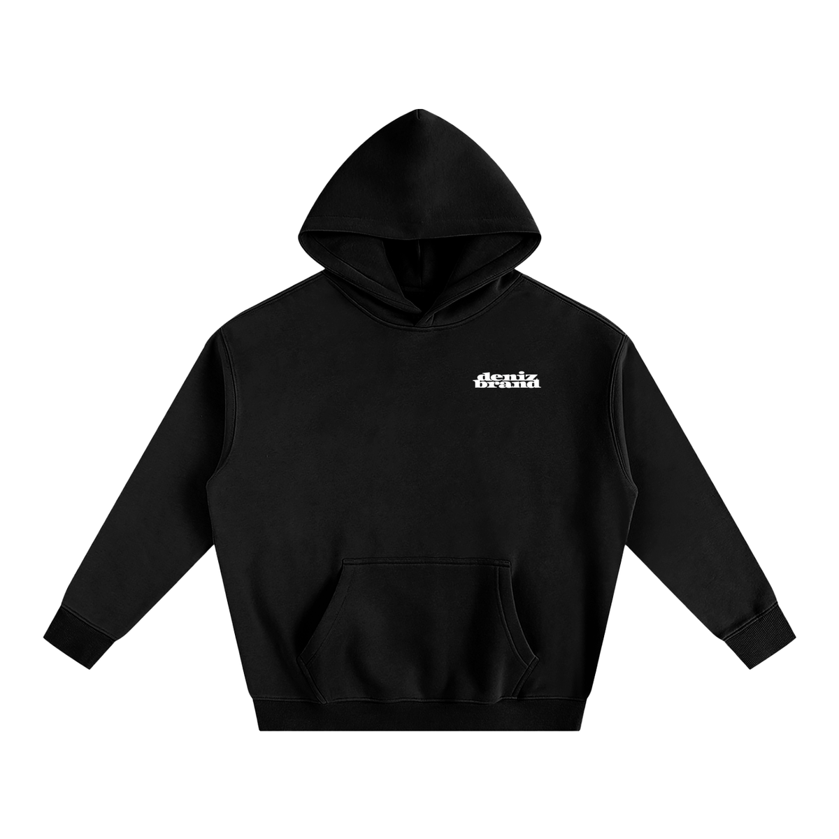 Black Presence Deniz Oversize Fleeced Hoodie – denizbrand