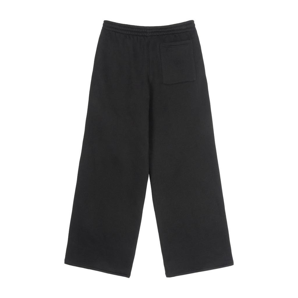 Fleece Drawstring Straight-Leg Baggy Sweatpants