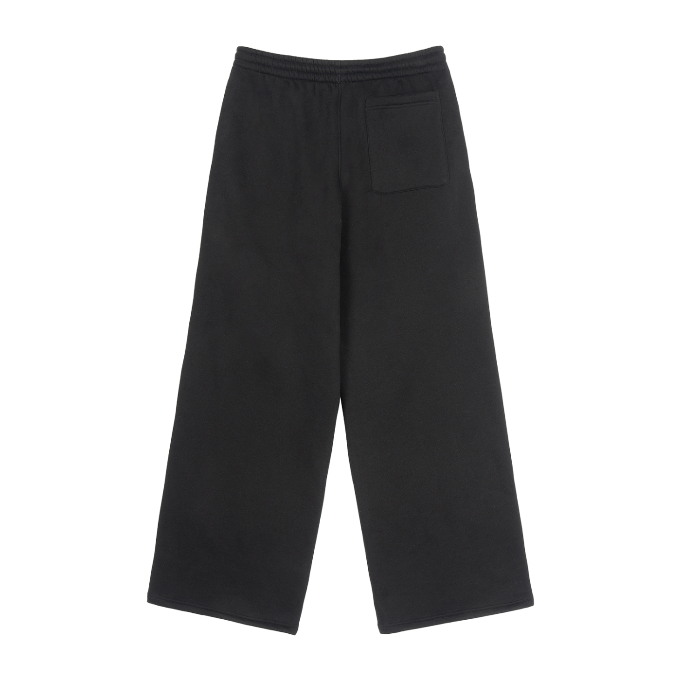 Fleece Drawstring Straight-Leg Baggy Sweatpants