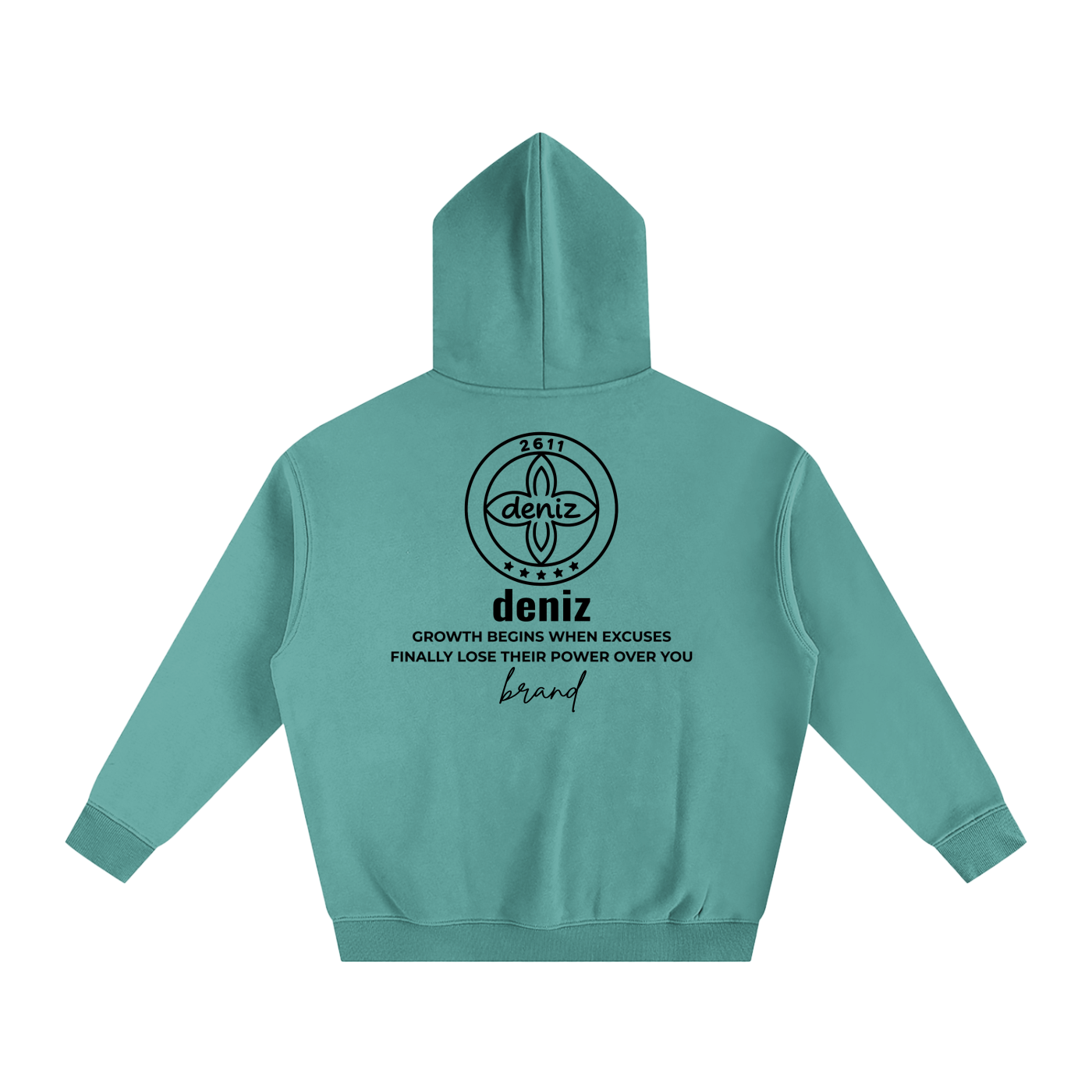 Oversize No Excuse Fersu Fleeced Hoodie