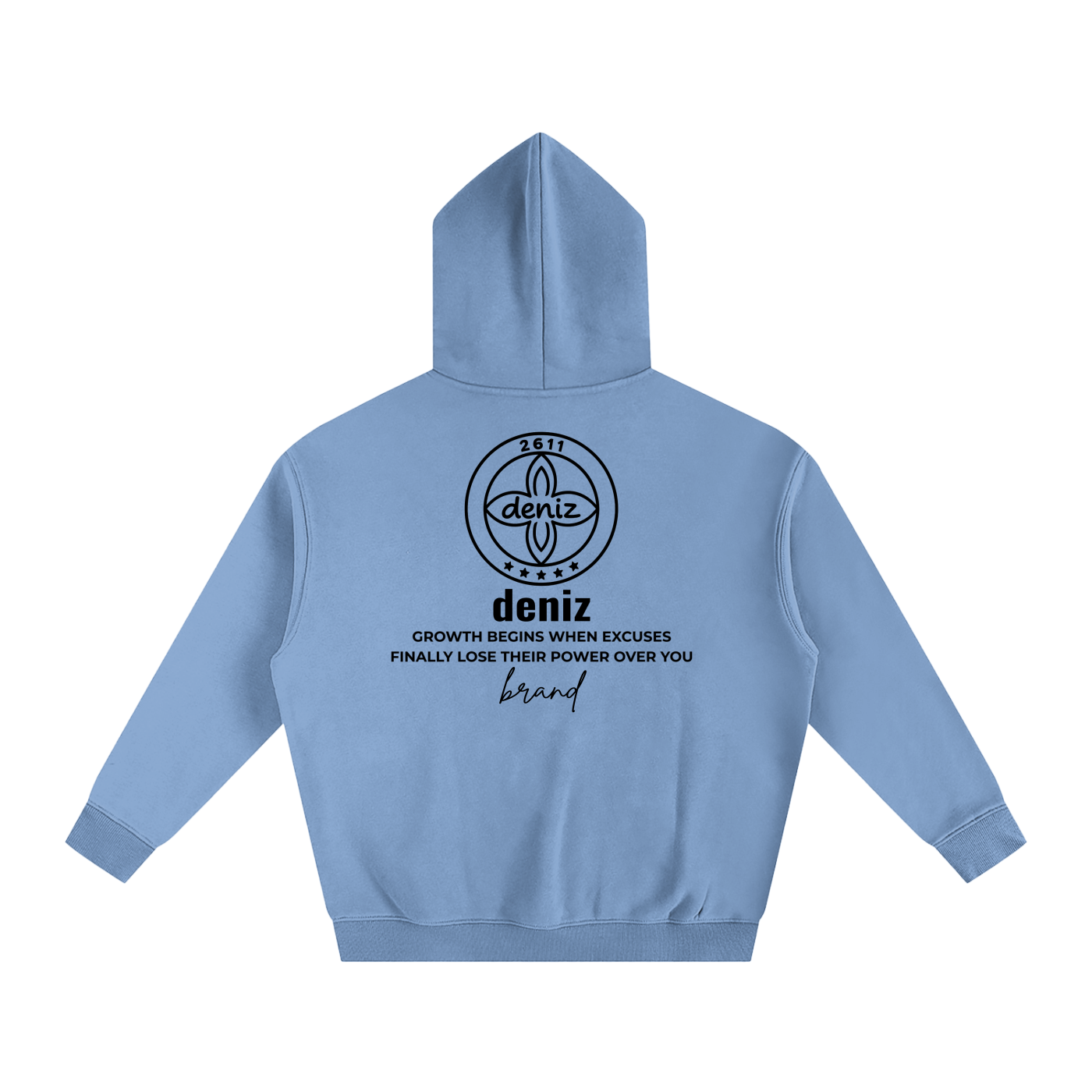 Oversize No Excuse Fersu Fleeced Hoodie
