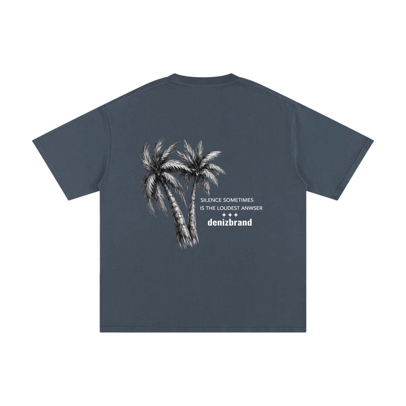 Unisex Pure Cotton Silent Anwser T-Shirt