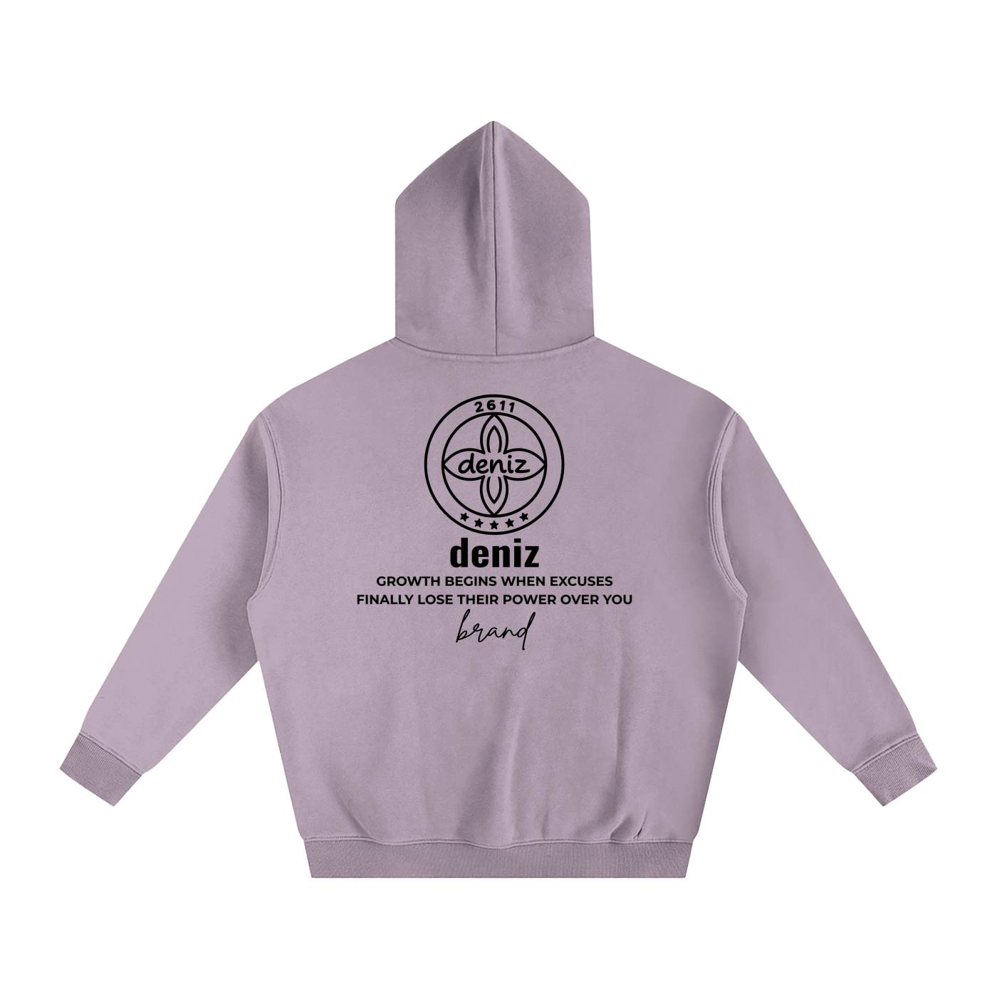 Oversize No Excuse Fersu Fleeced Hoodie