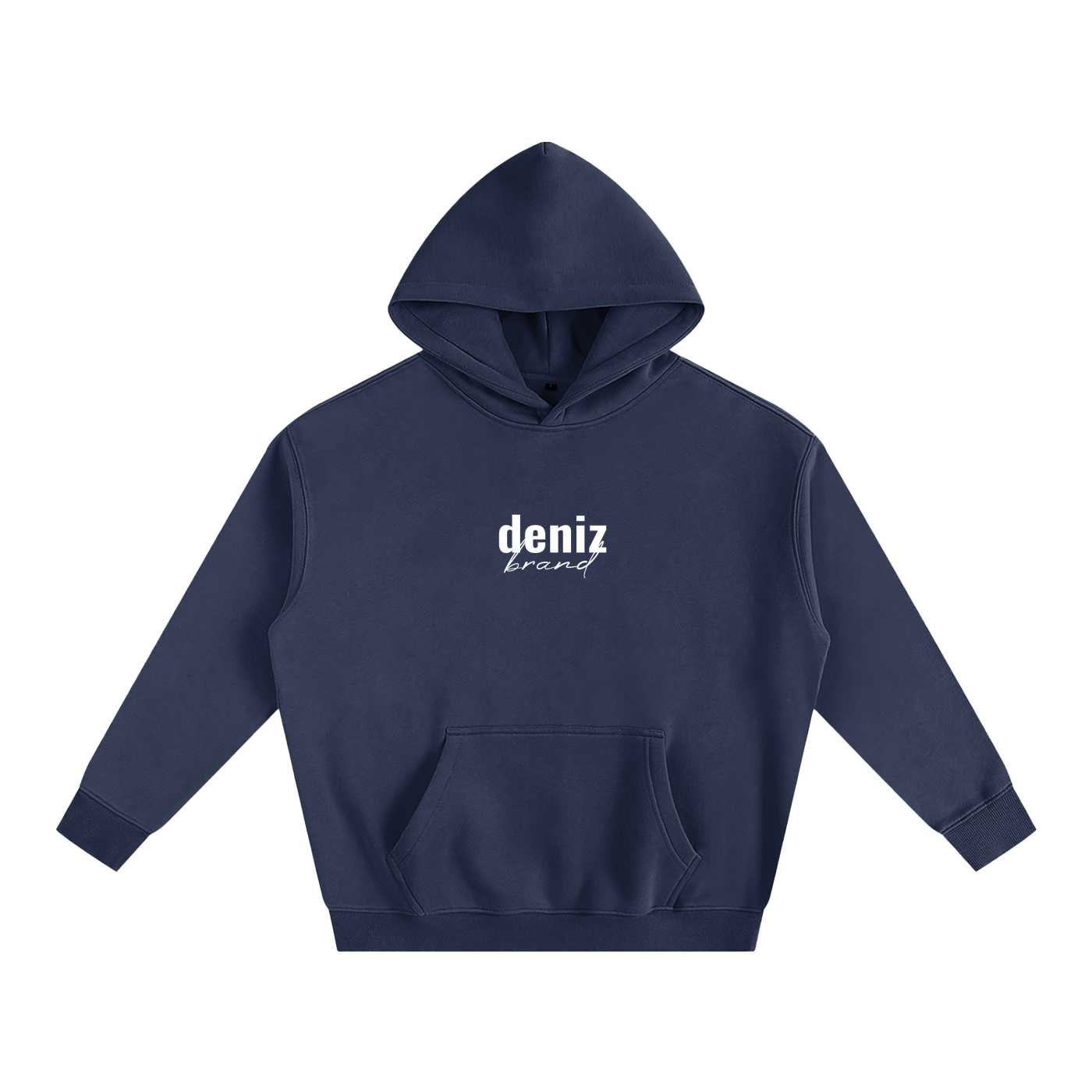 Oversize Fleeced Happyness Hoodie