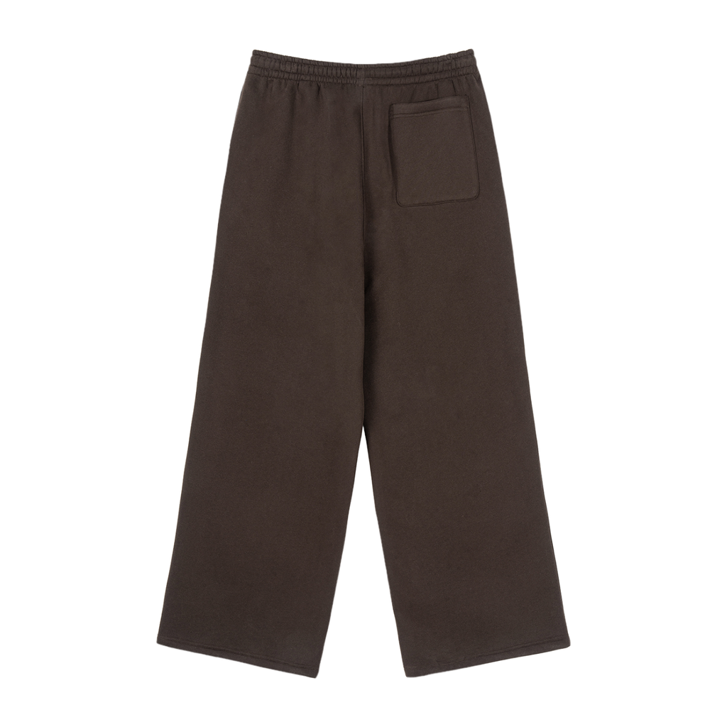 Fleece Drawstring Straight-Leg Baggy Sweatpants