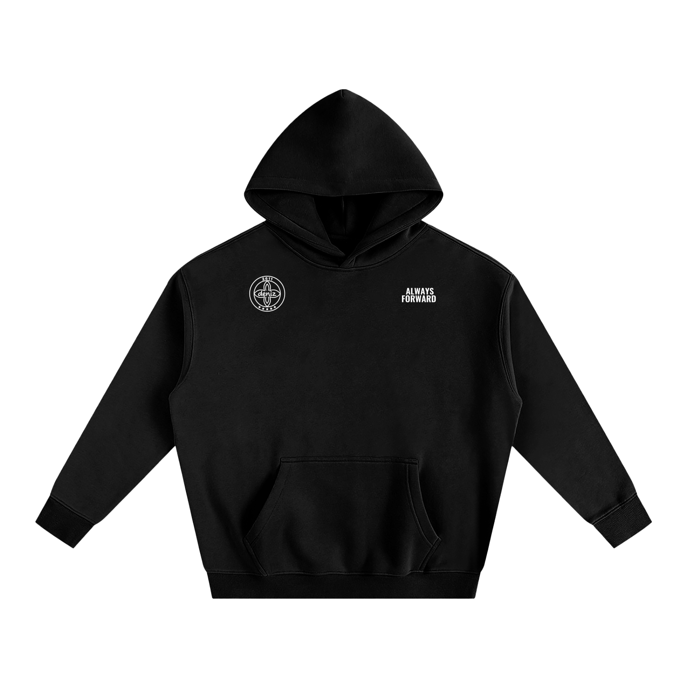 Oversize Silent Anwser Fleeced Hoodie