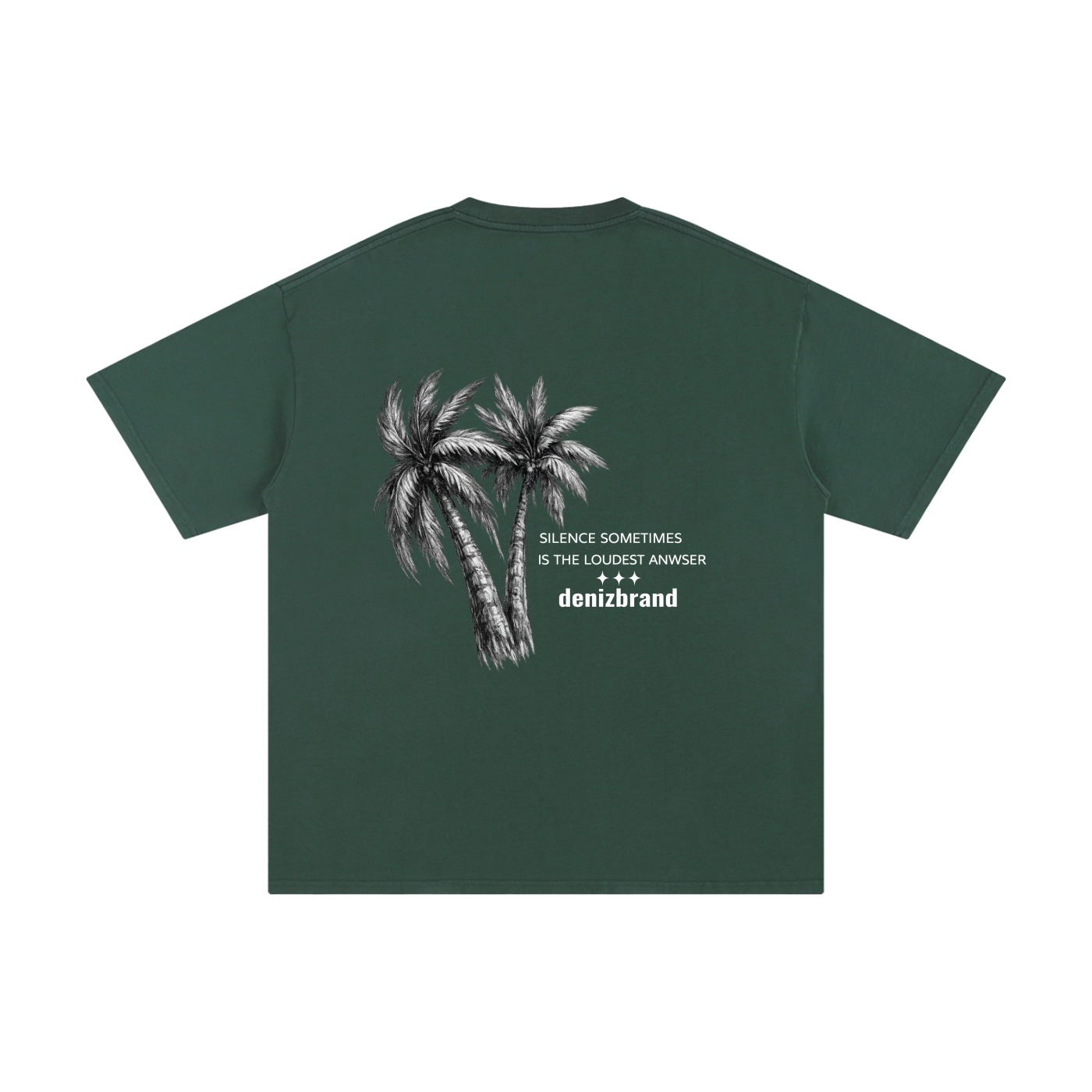 Unisex Pure Cotton Silent Anwser T-Shirt